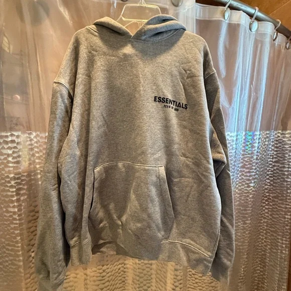 Essentials Fear of God XS oversized brownish oatmeal hoodie - Picture 3 of 3